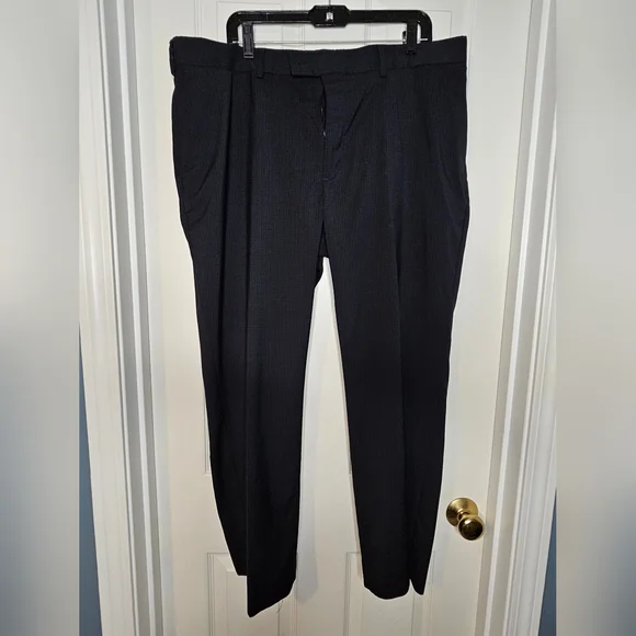 Men's Navy Dress Pants - Picture 5 of 7